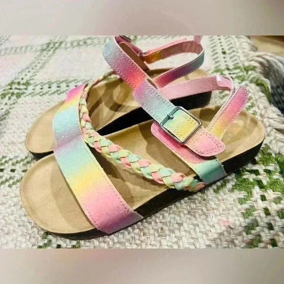 Oshkosh B'Gosh Toddler Girls Faith Sandals SIZE 3 new no tags - Picture 4 of 8